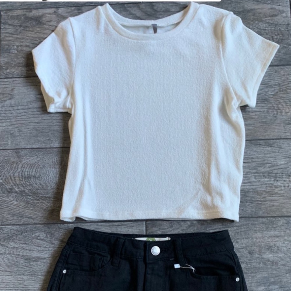 White Crop Top